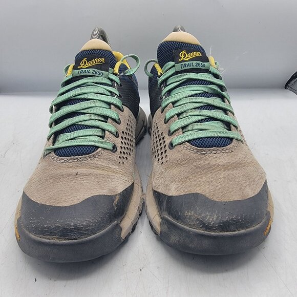 Danner Trail 2650 Womens Size 8 Gray Blue Hiking Shoes Trails Outdoors Vibram - Picture 13 of 14